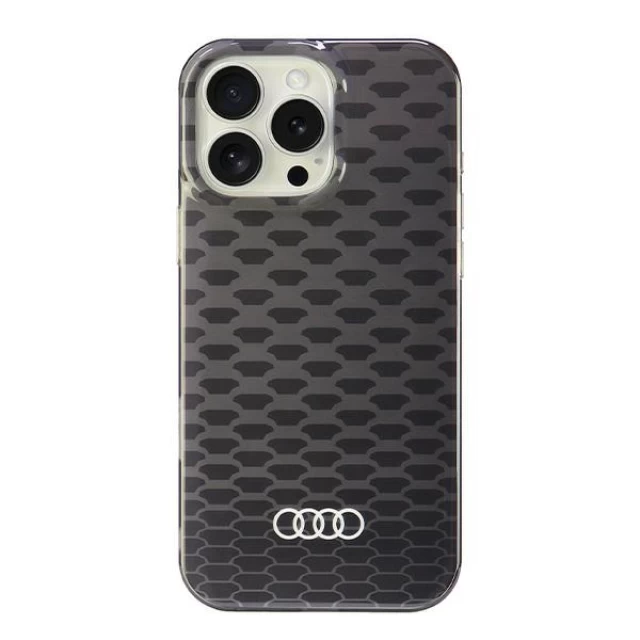 Чехол Audi IML Stitching Pattern для iPhone 16 Pro Max Black with MagSafe (AU-IMLMIP16PM-Q5/D3-BK)