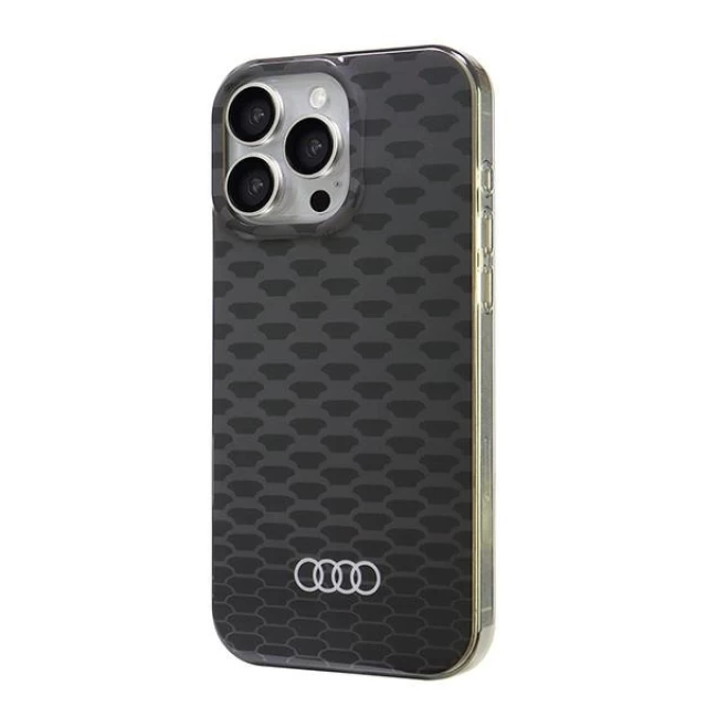 Чехол Audi IML Stitching Pattern для iPhone 16 Pro Max Black with MagSafe (AU-IMLMIP16PM-Q5/D3-BK)