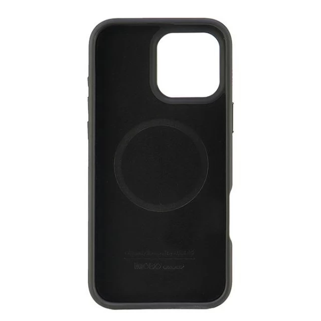 Чехол Audi Carbon Fiber Sport Red Circle для iPhone 16 Pro Max Black with MagSafe (AUS-TPUPCMIP16PM-RSQ/D5-BK)