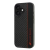 Чехол Audi Carbon Fiber Stripe для iPhone 16 Black (AUS-TPUPCIP16-R8/D1-BK)