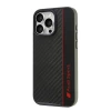 Чехол Audi Carbon Fiber Stripe для iPhone 16 Pro Max Black (AUS-TPUPCIP16PM-R8/D1-BK)