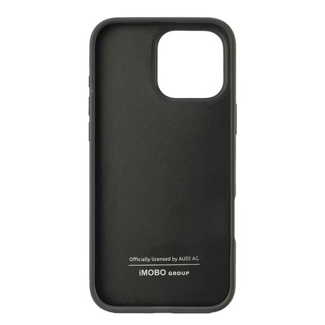 Чехол Audi Carbon Fiber Stripe для iPhone 16 Pro Max Black (AUS-TPUPCIP16PM-R8/D1-BK)