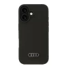 Чехол Audi Silicone Case для iPhone 16 Black (AU-LSRIP16-Q3/D1-BK)