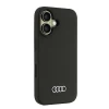 Чехол Audi Silicone Case для iPhone 16 Black (AU-LSRIP16-Q3/D1-BK)