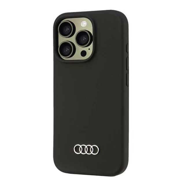 Чохол Audi Silicone Case для iPhone 16 Pro Black (AU-LSRIP16P-Q3/D1-BK)