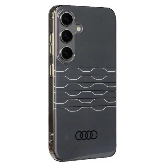 Чехол Audi IML для Samsung Galaxy S24 (S921) Black (AU-IMLS24-A6/D3-BK)