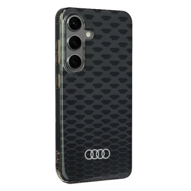 Чехол Audi IML Pattern для Samsung Galaxy S24 (S921) Black with MagSafe (AU-IMLMS24-Q5/D3-BK)