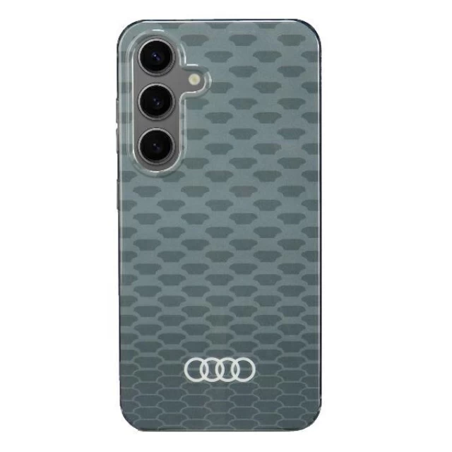 Чохол Audi IML Pattern для Samsung Galaxy S24 (S921) Grey with MagSafe (AU-IMLMS24-Q5/D3-GY)