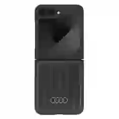 Чохол Audi Synthetic Leather для Samsung Galaxy Flip6 (F741) Black with MagSafe (AU-TPUPCFlip6-Q5/D1-BK)