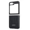 Чохол Audi Synthetic Leather для Samsung Galaxy Flip6 (F741) Black with MagSafe (AU-TPUPCFlip6-Q5/D1-BK)