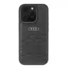 Чехол Audi GT Synthetic Leather для iPhone 16 Pro Black (AU-TPUPCIP16P-GT/D2-BK)