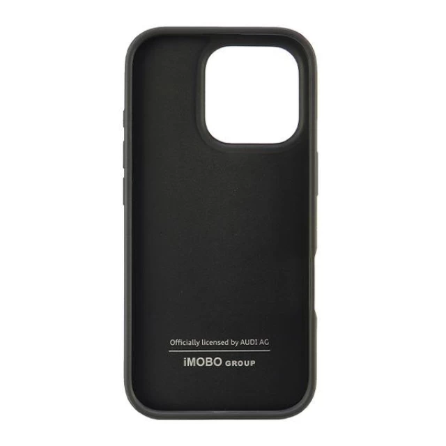 Чехол Audi GT Synthetic Leather для iPhone 16 Pro Black (AU-TPUPCIP16P-GT/D2-BK)