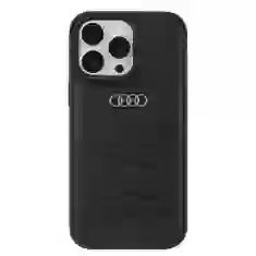 Чехол Audi GT Synthetic Leather для iPhone 16 Pro Max Black (AU-TPUPCIP16PM-GT/D2-BK)