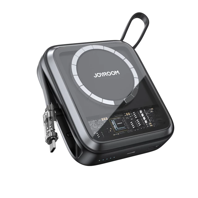 Портативний зарядний пристрій Joyroom Icy Series 10000 mAh 22.5W Black with USB-C Cable (JR-L006)