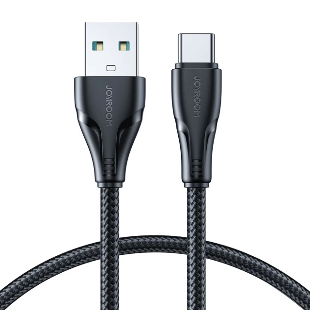 Кабель Joyroom Surpass Series Fast Charging USB-A to USB-C 0.25m Black (S-UC027A11B1)