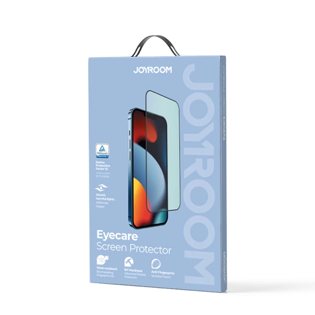 Захисне скло Joyroom Knight Green Glass для iPhone 14 Pro Max Anti-Blue Light (JR-G04)