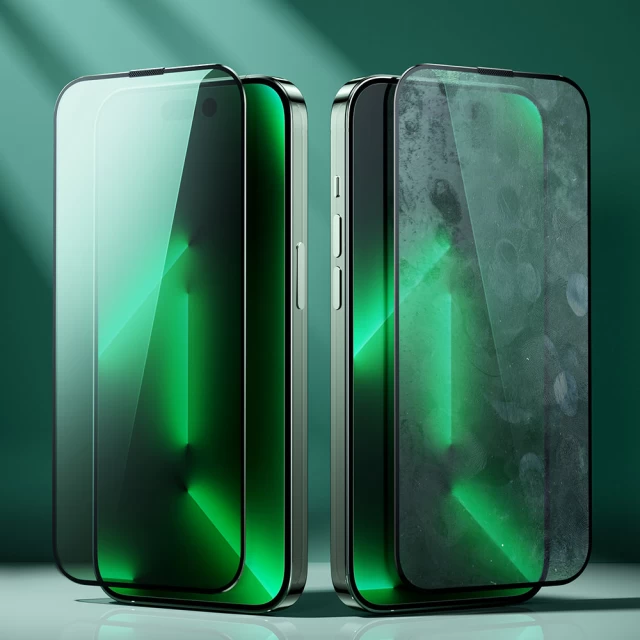 Защитное стекло Joyroom Knight Green Glass для iPhone 14 Pro Max Anti-Blue Light (JR-G04)