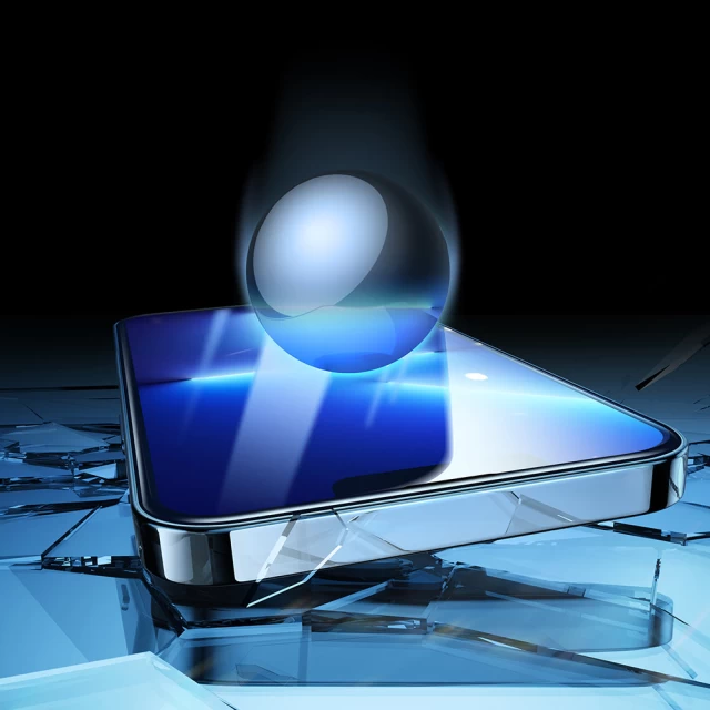 Защитное стекло Joyroom Knight 2.5D Full Screen Tempered Glass для iPhone 14 Pro Black (JR-H02)