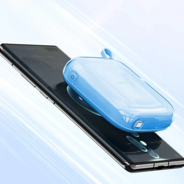 Портативное зарядное устройство Joyroom Jelly Series 10000 mAh 22.5W Blue with USB-C Cable (JR-L002BL)
