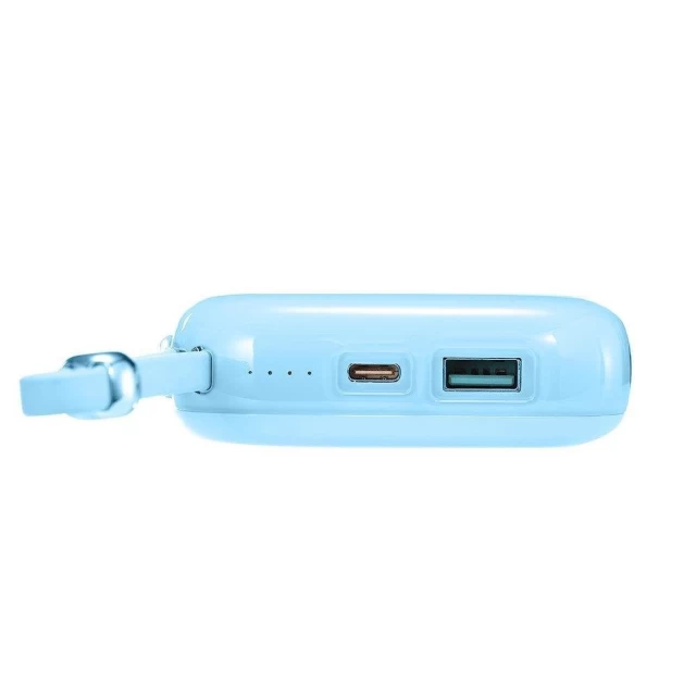Портативний зарядний пристрій Joyroom Jelly Series 10000 mAh 22.5W Blue with USB-C Cable (JR-L002BL)