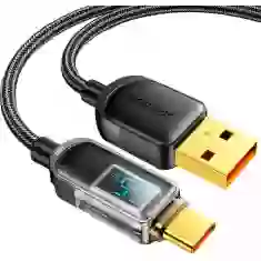 Кабель Joyroom Fast Charging Digital Display USB-A to USB-C 1.2m 66W Black (S AC066A4)