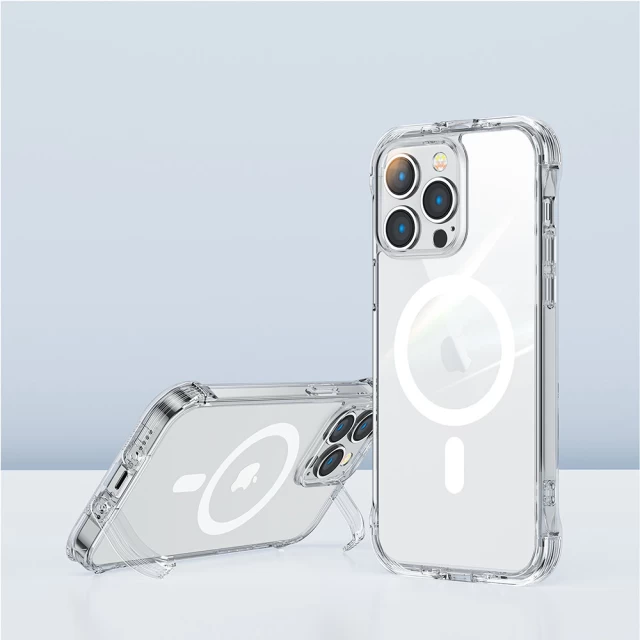 Чехол Joyroom Magnetic Defender для iPhone 14 Transparent with MagSafe (6956116729950)