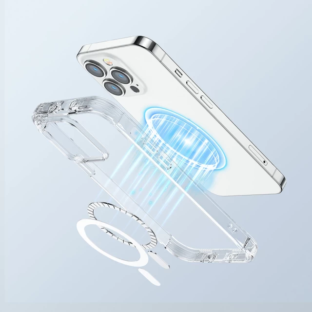 Чехол Joyroom Magnetic Defender для iPhone 14 Plus Transparent with MagSafe (6956116730598)