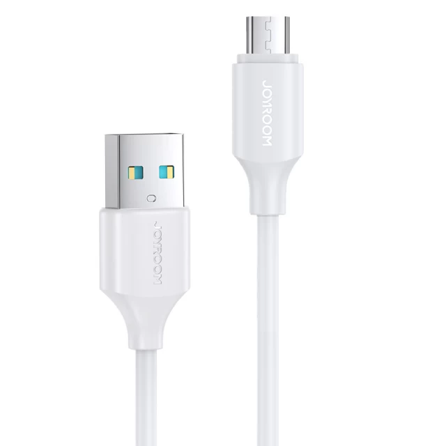 Кабель Joyroom USB-A to micro USB 2.4A 0.25m White (S-UM018A9-WH-0.25)