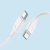Кабель Joyroom USB-C to USB-C 60W 1m White (S-CC060A9-WH)