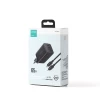 Мережевий зарядний пристрій Joyroom FC 65W 2xUSB-C | USB-A with USB-C to USB-C Cable Black (TCG01)