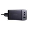 Сетевое зарядное устройство Joyroom FC 65W 2xUSB-C | USB-A with USB-C to USB-C Cable Black (TCG01)
