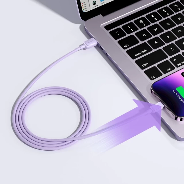 Кабель Joyroom Color Series USB-A to Lightning 1.2m Purple (S-AL012A141P)
