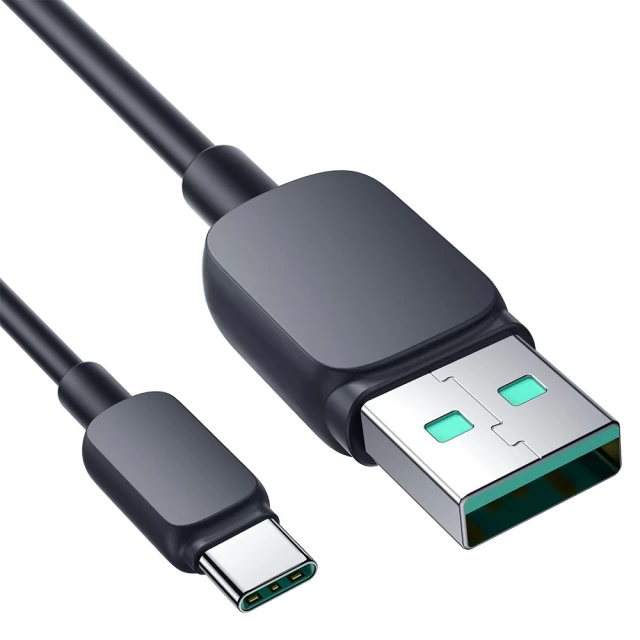 Кабель Joyroom Color Series USB-A to USB-C 1.2m Black (S-AC027A141B)