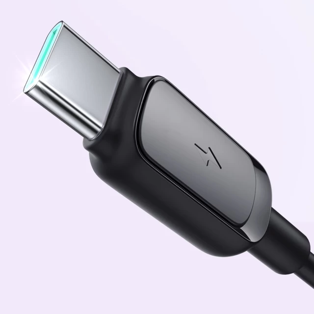 Кабель Joyroom Color Series USB-A to USB-C 1.2m Black (S-AC027A141B)