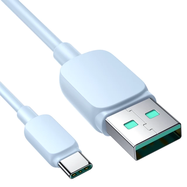 Кабель Joyroom Color Series USB-A to USB-C 1.2m Blue (S-AC027A141BL)