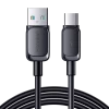 Кабель Joyroom Color Series USB-A to USB-C 2m Black (S-AC027A14B)