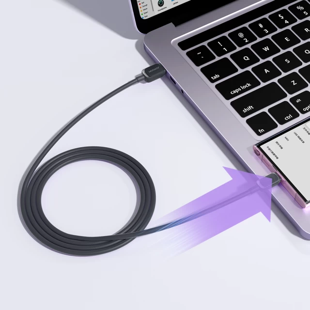 Кабель Joyroom Color Series USB-A to USB-C 2m Black (S-AC027A14B)