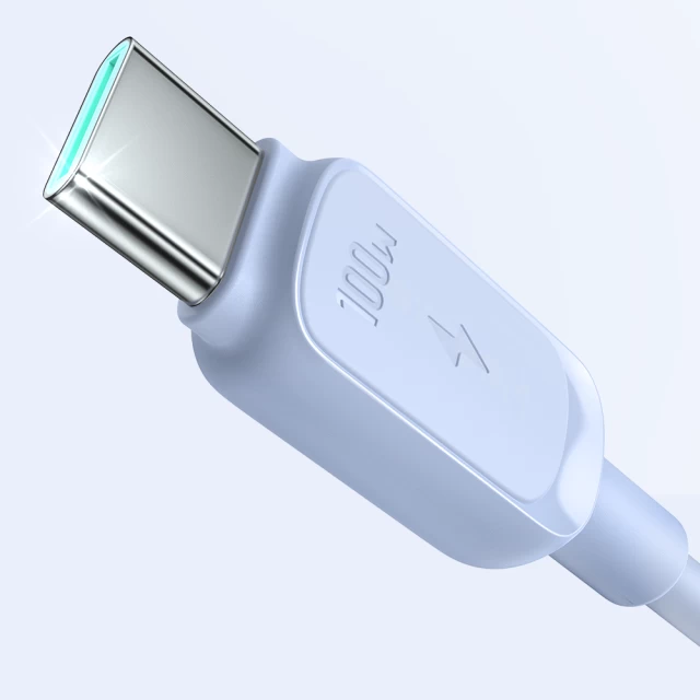 Кабель Joyroom USB-C to USB-C 1.2m 100W Blue (S-CC100A141BL)
