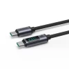Кабель Joyroom Prism Series Digital Display USB-C to USB-C 1.2m 100W Black (S-CC100A16)