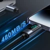 Кабель Joyroom Prism Series Digital Display USB-C to Lightning 1.2m 20W Black (S-CL020A16)