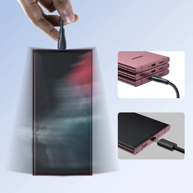 Кабель Joyroom Surpass Series Fast Charging USB-A to Micro-USB 0.25m Black (S-UM018A11B1)