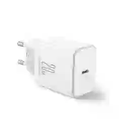 Мережевий зарядний пристрій Joyroom PD 20W USB-C with USB-C to Lightning Cable White (JR-TCF06W1)