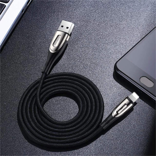 Кабель Joyroom Sharp Series Fast Charging USB-A to Lightning 1.2m Black (S-M411-12m lightning black)
