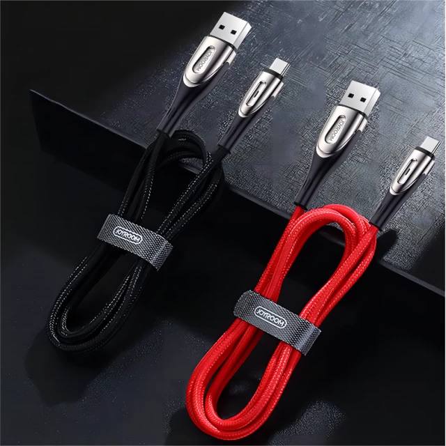 Кабель Joyroom Sharp Series Fast Charging USB-A to USB-C 1.2m Black (S-M411-1,2m type-c black)