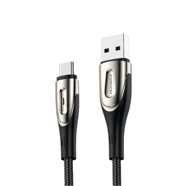 Кабель Joyroom Sharp Series Fast Charging USB-A to USB-C 2m Black (S-M411-2m type-c black)