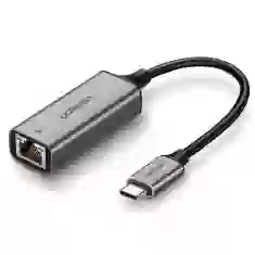 Адаптер Ugreen CM199 USB-C to RJ45 Grey (50737B)