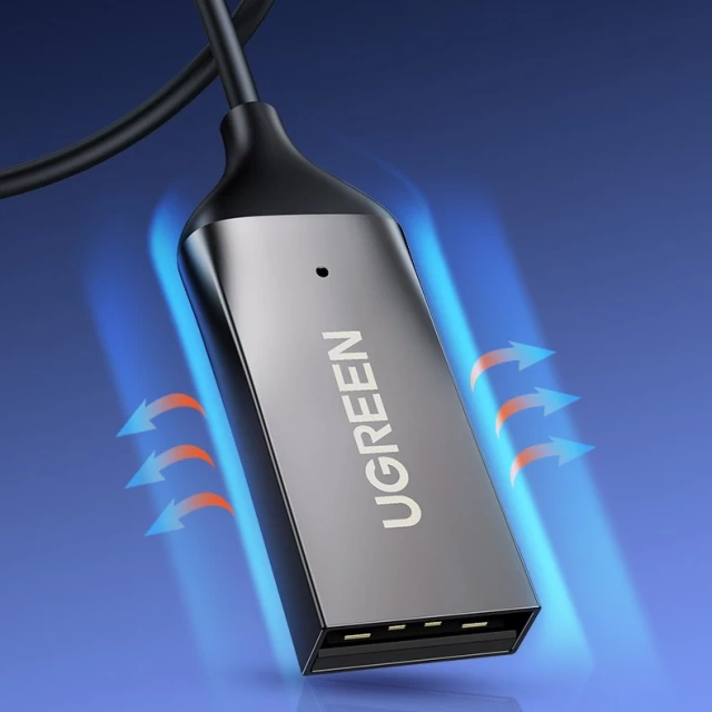Аудиоадаптер Ugreen Bluetooth 5.0 USB-A to Mini Jack 3.5mm Black (6957303805440)