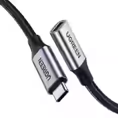 Адаптер Ugreen US372 USB-C to USB-C 100W 0.5m Black (80810B)