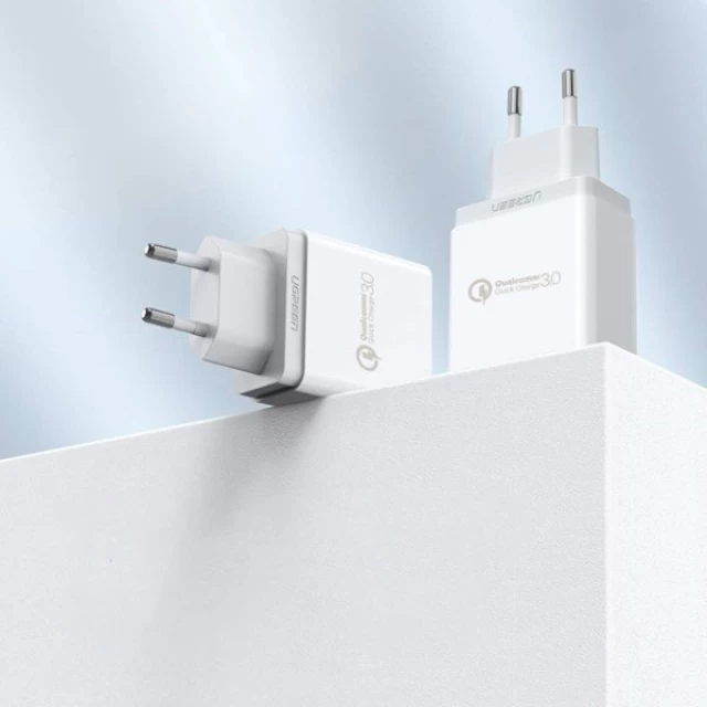 Мережевий зарядний пристрій Ugreen QC 18W USB-A White (10133)