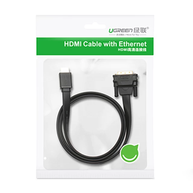 Кабель Ugreen HDMI to DVI 2m Black (6957303811359)